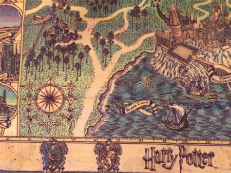 Map Of Hogwarts Poster Harry Potter Graphic Artwork Minalima Hogwarts