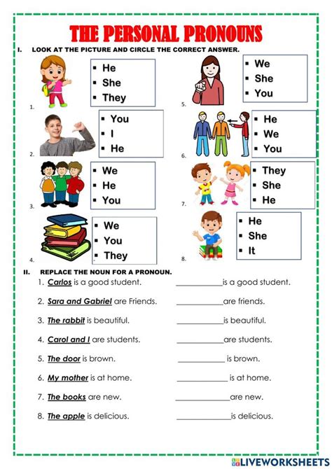 Let S Practice The Personal Pronouns Worksheet Personal Pronouns