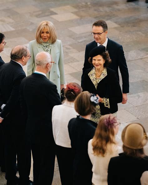 La famille royale de Suède accueille le président Macron en visite d