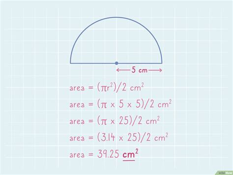 Formula Luas Separuh Bulatan Cara Menghitung Luas Setengah Lingkaran