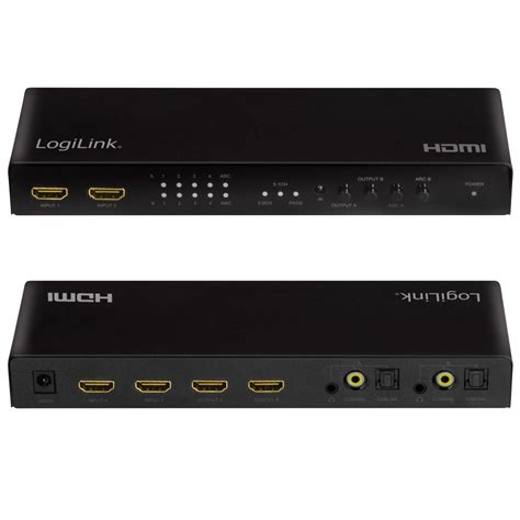 Logilink Hdmi Matrix Switch K Hz Arc Hdcp Hdr Cec Teknikkdeler No