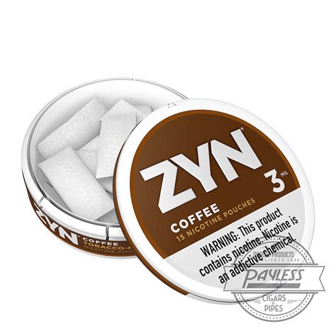 Zyn Coffee Flavored Nicotine Pouches 3mg Tobacco Free