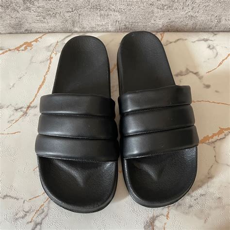 Nakedsol Easy Slides Sandal Black Fesyen Wanita Sepatu Di Carousell