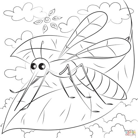 Dibujo De Mosquito Para Colorear Dibujos Para Colorear Imprimir Gratis