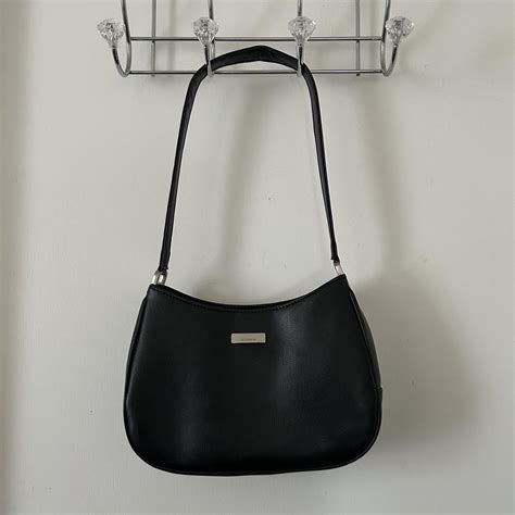 Liz Claiborne Women S Black And Grey Bag Depop