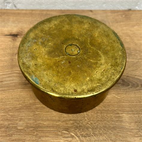 Antique Brass Ww Trench Art Shell Ashtray Etsy