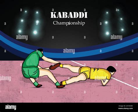 Kabaddi Sport India Stock Vector Image And Art Alamy