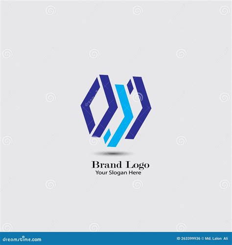 Simple Brand Logo stock vector. Illustration of label - 263399936