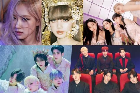 Rosé Et Lisa De Blackpink Aespa Txt Et Oneus Figurent Sur La Liste