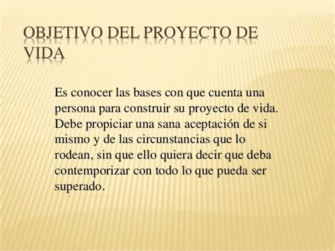 Proyecto De Vida Personal