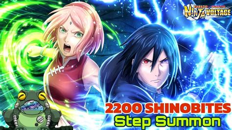 Nxb Nv Sakura Uchiha And Sasuke Wn 2200 Step Summonnaruto X Boruto Ninja Voltage Youtube