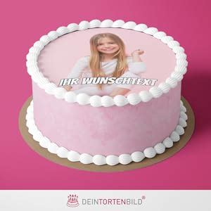 Dein Tortenbild Essbare Tortenaufleger Aus Fondant Mit Wunschfoto