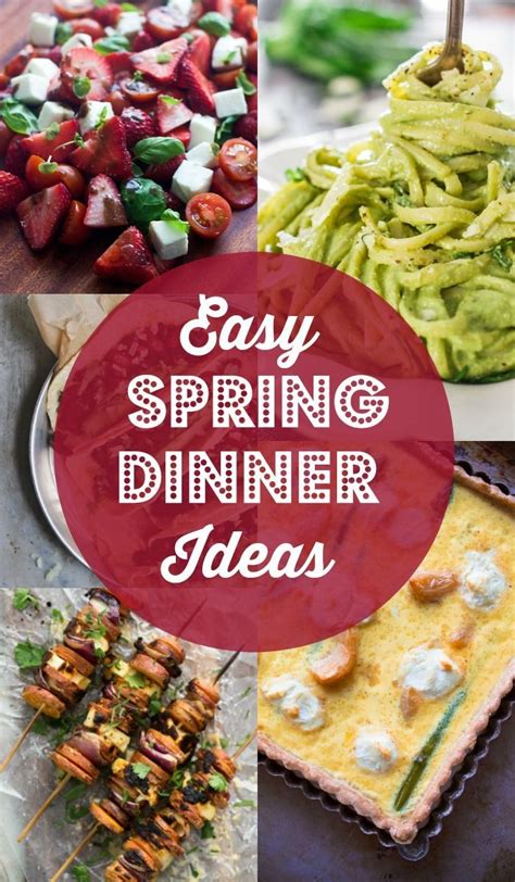 Spring Menu Ideas Examples And Forms