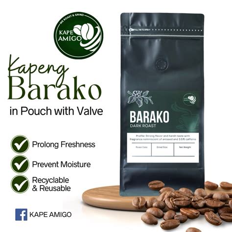 Kape Amigo Kapeng Barako In Resealable Pouch With Valve Premium