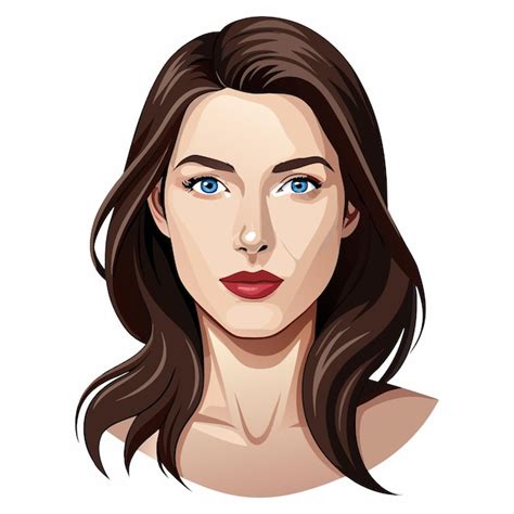 Premium Vector | Women Beauty Face clipart vector illustration