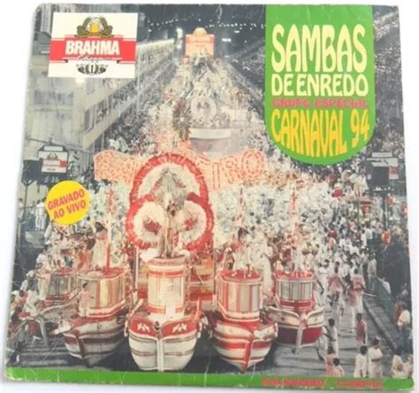 Disco Lp Vinil Sambas De Enredo Grupo Especial Carnaval Mercadolivre