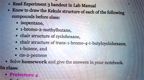 Solved Read Experiment Handout In Lab Manual Know How To Draw The