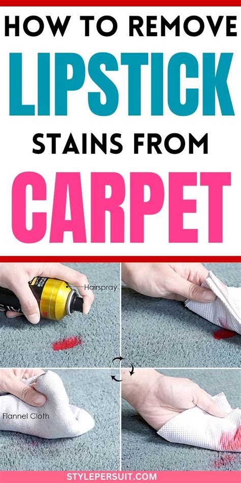 Lipstick Stain Removal Guide How To Get Lipstick Stains From Carpet