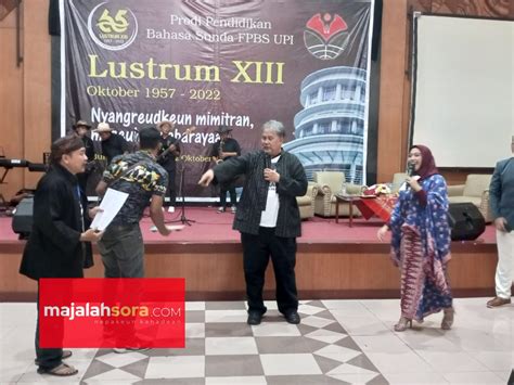 Lustrum Xiii Prodi Pendidikan Bahasa Sunda Upi Meriah Penuh Keakraban