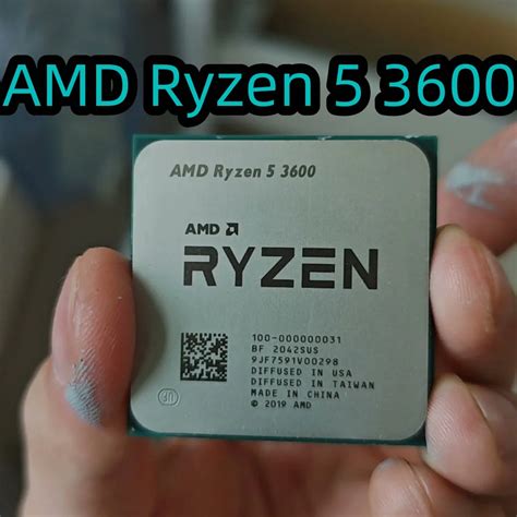 Processador Para CPU AMD Ryzen 5 R5 3600 Seis N Cleos Doze Thread 3 6