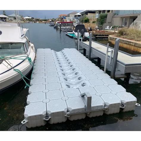 hdpe dock blocks modular floating dock pontoon systems floating boat