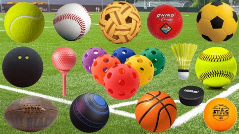 Types Of Sports Ball Sports Ball Vocabulary Different Types Of Balls Names Of Sports Balls