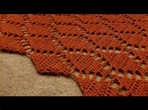 The Falling Leaves Shawl Crochet Tutorial Youtube