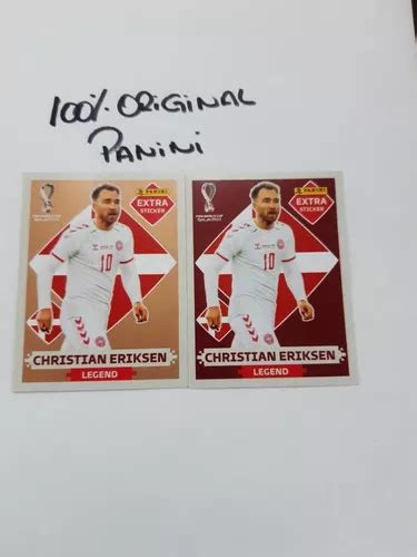 Kit Figurinha Extra Christian Eriksen Bronze Bordo Legend