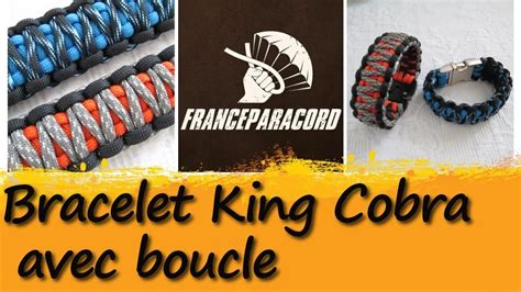 Tutoriel De Tressage Bracelet King Cobra Avec Boucle De 20 Mm YouTube