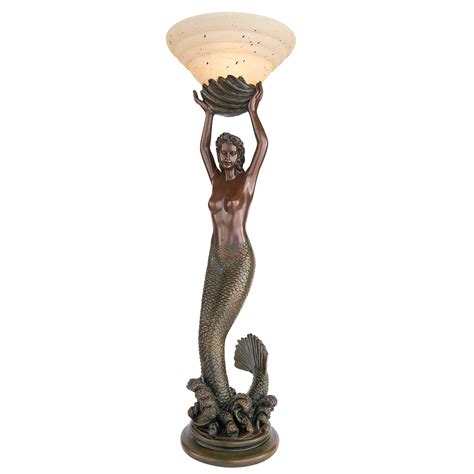 Design Toscano The Goddess Offering Mermaid 395 Table Lamp And Reviews Wayfair