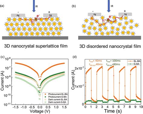 Optoelectronic Properties Of D Pbse Nc Photodetectors With An Ordered