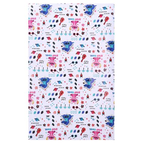 Disney Stitch Book Wrap 1m X 70cm Book Covers And Labels Books
