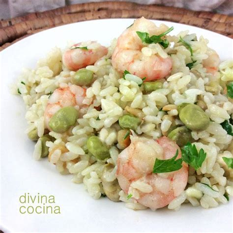 Receta De Arroz Salteado Con Gambas Al Ajillo Divina Cocina