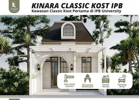 Rumah Kost Murrah Premium Classic Aesthetic Dekat Kampus Ipb Bogor