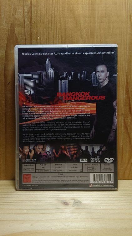 Bangkok Dangerous Dvd Mit Nicolas Cage Kaufen Auf Ricardo