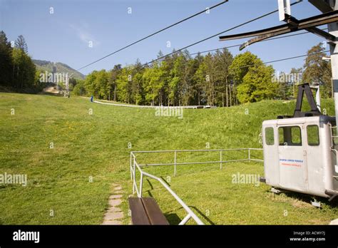 Cable car to Pohorje mountain range , Maribor , Slovenia Stock Photo - Alamy