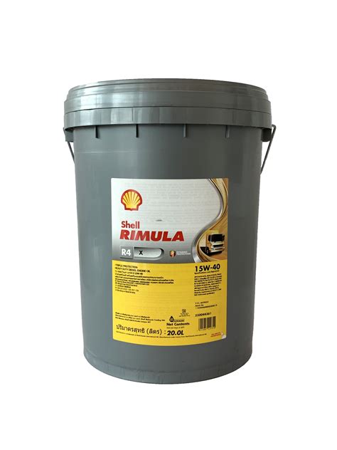 Shell Rimula R4 X 15W-40 - Tenton