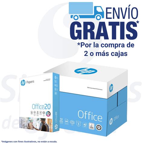 Resma De Papel Carta HP Caja De 10 Unidades 75 Gramos 98 Blancura