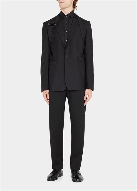 Givenchy U Lock Harness Slim Sport Jacket In Black For Men Lyst