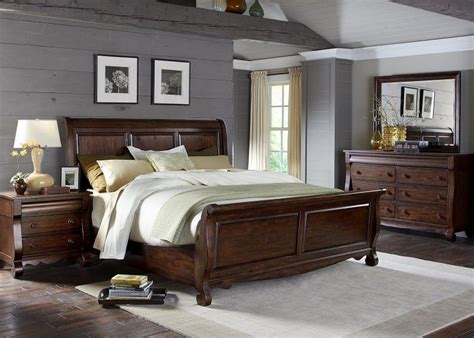 Brown Bedroom Furniture Foter Sleigh Bedroom Set Wood Bedroom Sets