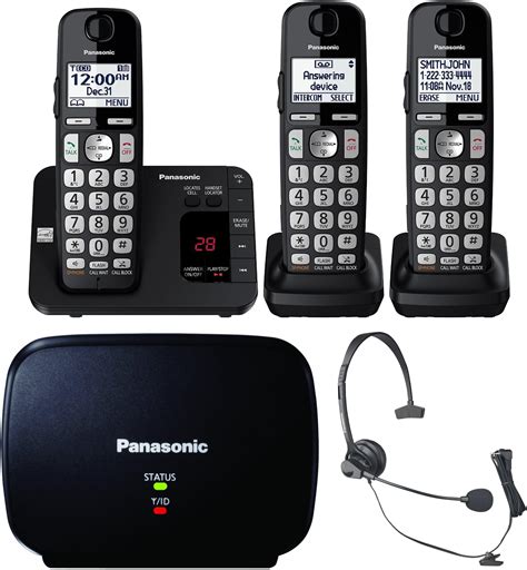 Amazon Panasonic Kx Tg Dect Bluetooth Handset Phone