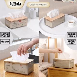 Jual Angola Kotak Tissue D43 Tissue Box Wadah Tisu Tempat Tisu