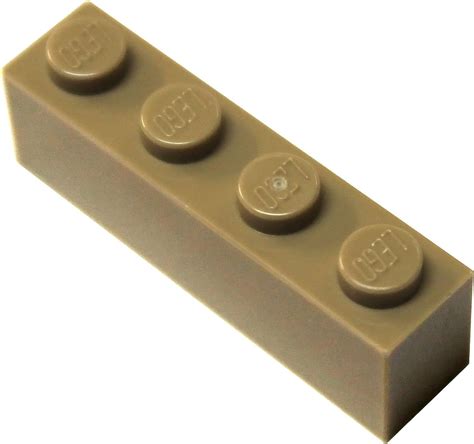 Amazon LEGO Parts And Pieces Dark Tan Sand Yellow 1x4 Brick X20