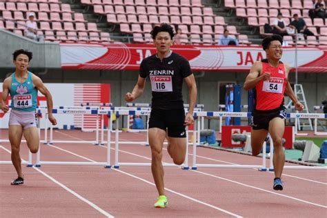 【第108回日本選手権】男子400mh 予選2組：日本陸上競技連盟公式サイト