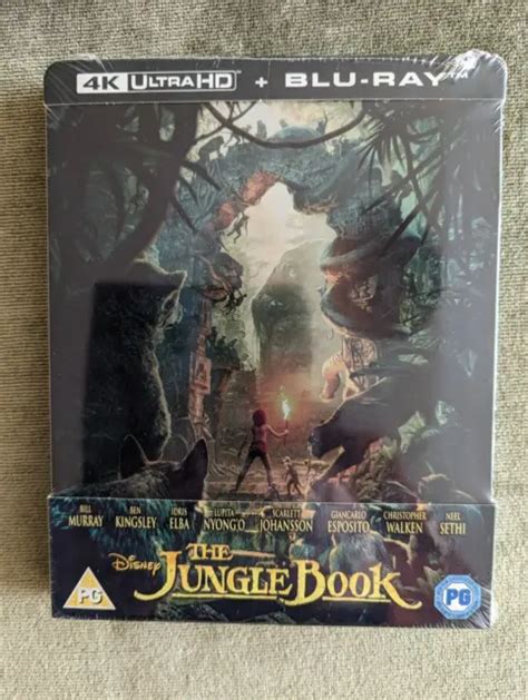 Disneys The Jungle Book Limited Edition Steelbook K Uhd Zavvi