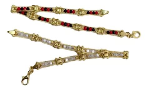 Elegua Con Orula Ogun Obatala Yemaya Pulsera Eslabones Elegi Meses
