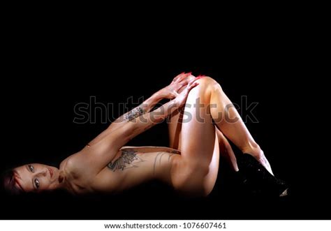 Sexy Woman Naked Tattoos Lying On Stock Photo Shutterstock