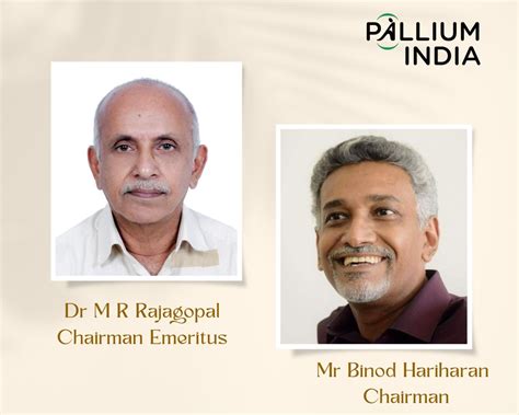 Pallium India On Twitter Binod Hariharan Takes Over As Chairman Of