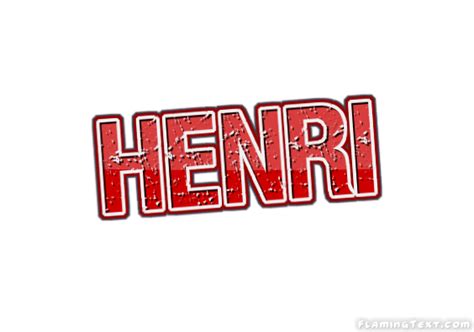 Henri Logo Free Name Design Tool Von Flaming Text