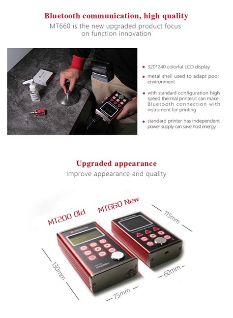 MT660 Multi Mode Ultrasonic Thickness Gauge Mitech CO Ltd